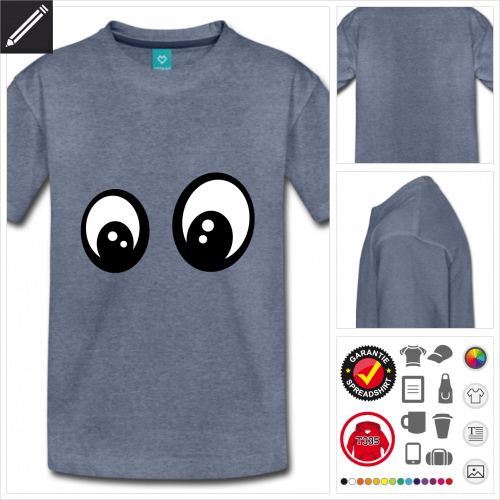 basic Smiley T-Shirt selbst gestalten. Online Druckerei