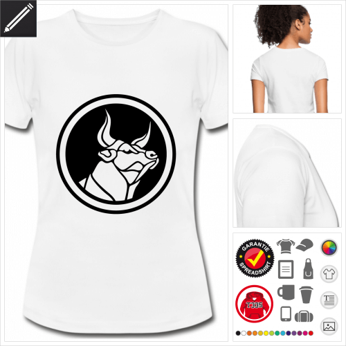 schwarzes Tierkreis T-Shirt online zu gestalten