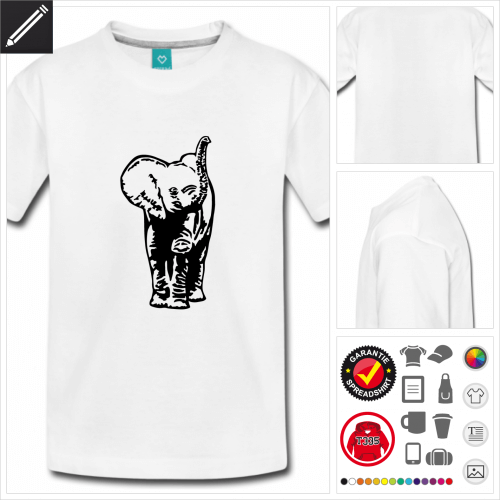 basic Elefanten T-Shirt selbst gestalten