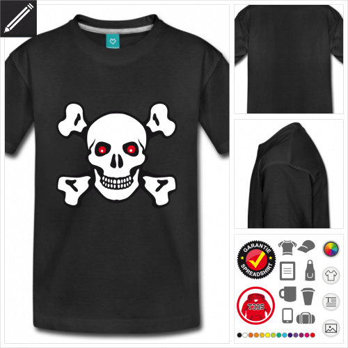 basic Pirat T-Shirt zu gestalten