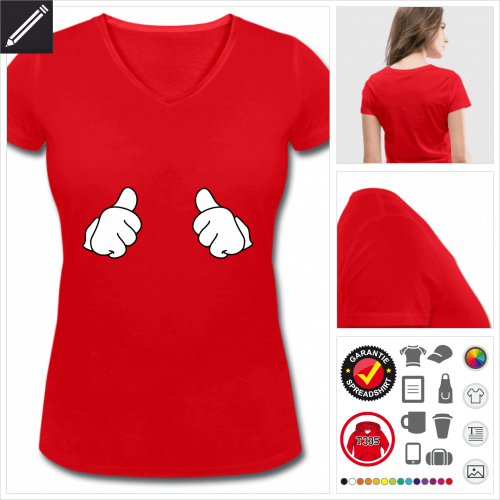 basic Thumbs up T-Shirt online zu gestalten