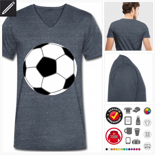 Männer Fußball T-Shirt zu gestalten