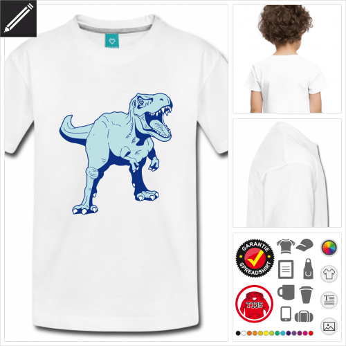 Kinder T-Rex T-Shirt selbst gestalten