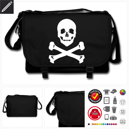 Pirat Tasche zu gestalten