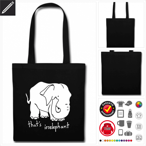 Elefant Shopper online gestalten